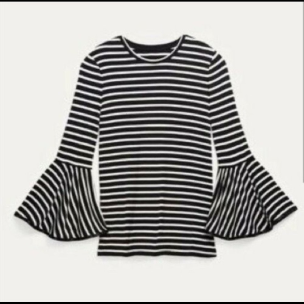 Stella & Dot Maette Striped Top Size XL
